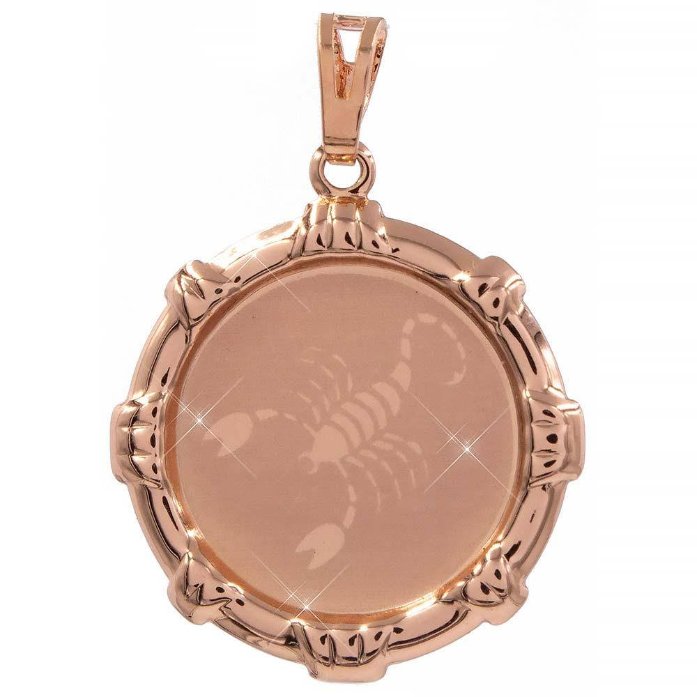 

Подвеска Знаки Зодиака Скорпион 2,5 см (Медицинское золото)