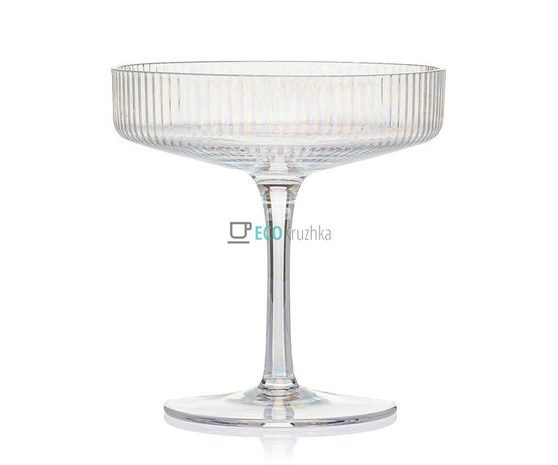 

Келих для шампанського Ребристий 160 мл EK12436