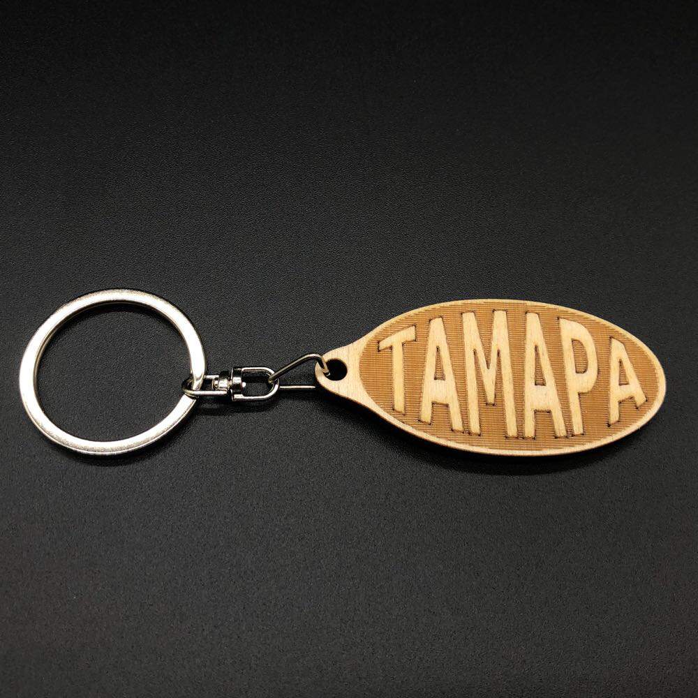 

Брелок деревянный. ТАМАРА. 60х30мм