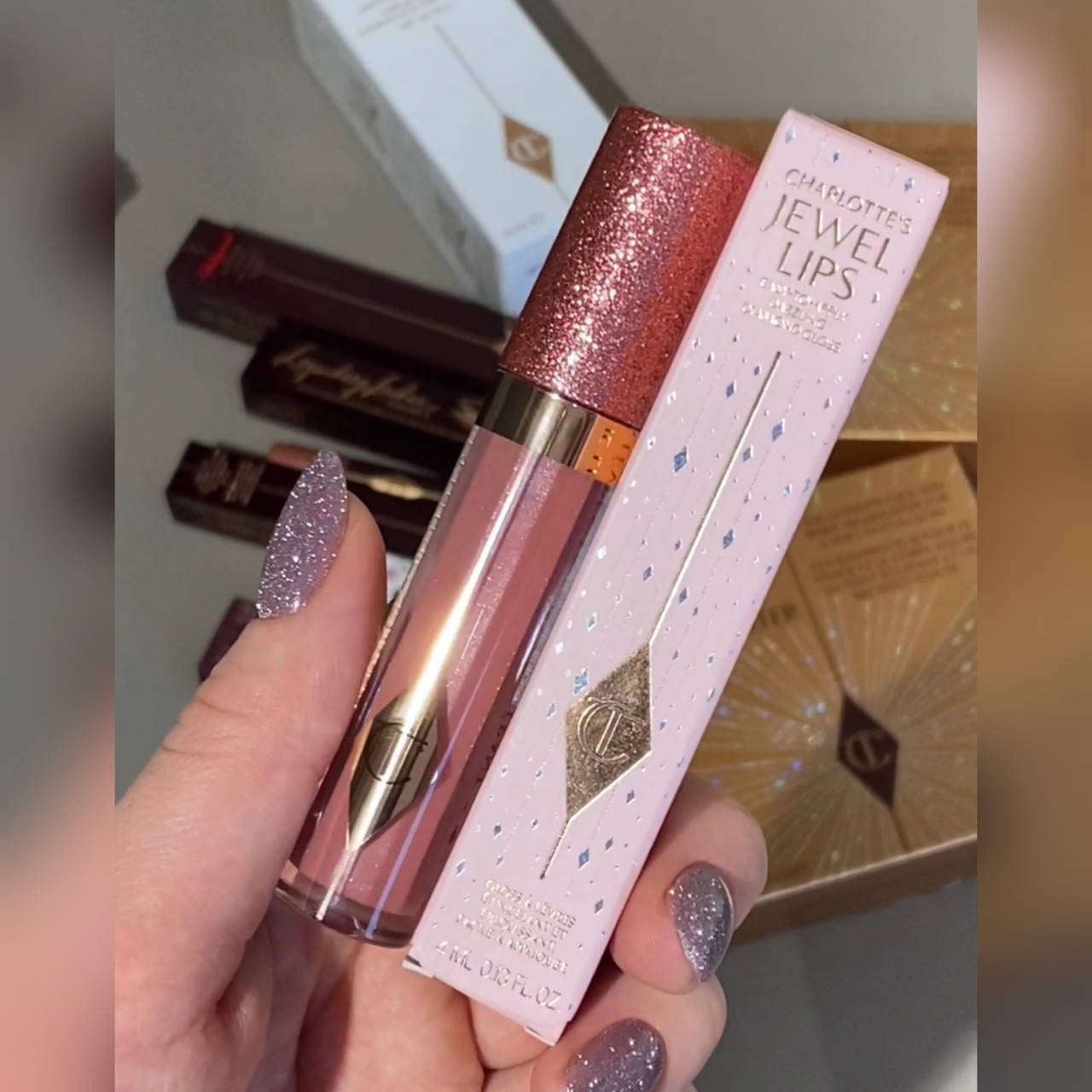 

Блеск для губ Charlotte Tilbury Charlottes Jewel Lips (Pilow Talk) 4 ml