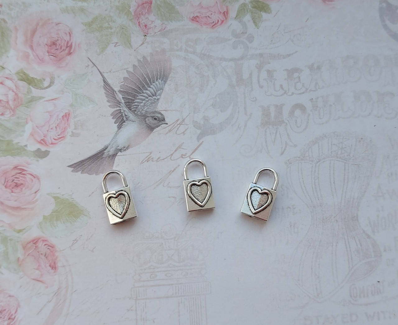 

Металлическая подвеска "Замочек" 17х9мм