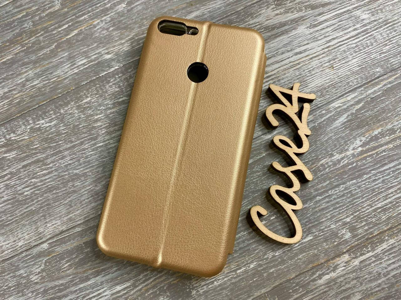 

Чехол книжка Elegant book для Huawei P Smart (4 цветa) золотистый
