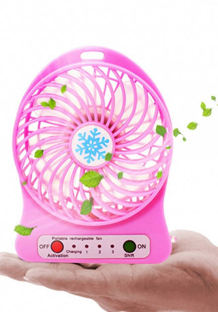 

Мини-вентилятор Portable Fan Mini розовый