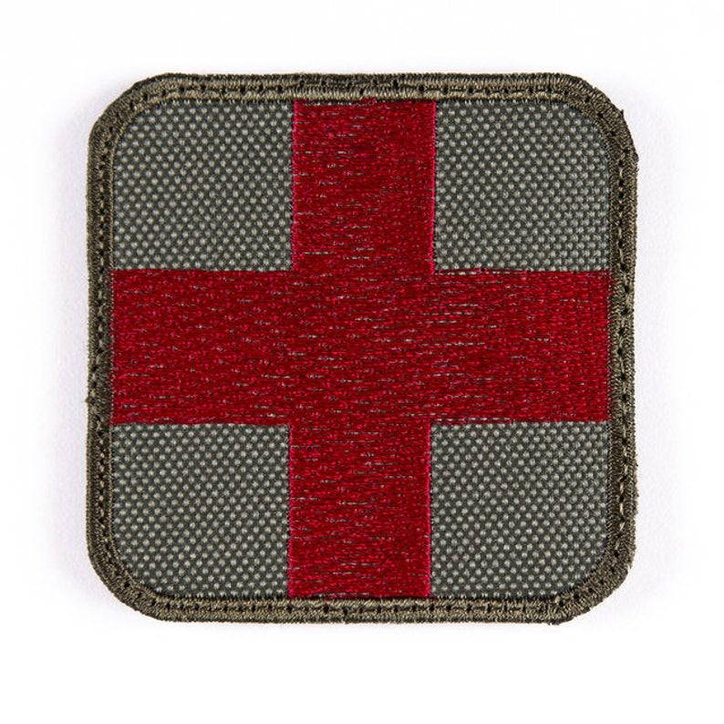 

Нашивка, патч шеврон "Медичний хрест"(Олива)