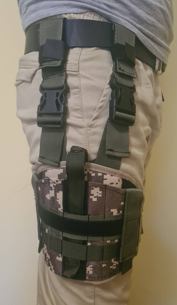 

Кобура Набедрена Универсальная \ кобура стегнова \ набедрена платформа з кобурою, Черный