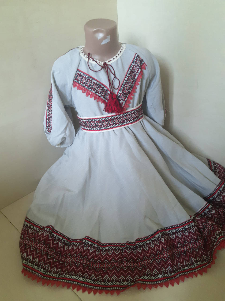 

Детское платье Вышиванка с фатиновым подьюпником р. 98 - 146