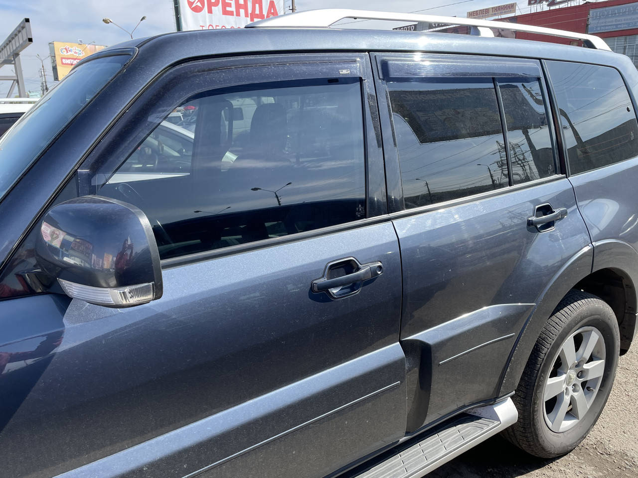 

Дефлекторы окон (ветровики) Mitsubishi Pajero Wagon 5D 2000-> 4шт (HIC)
