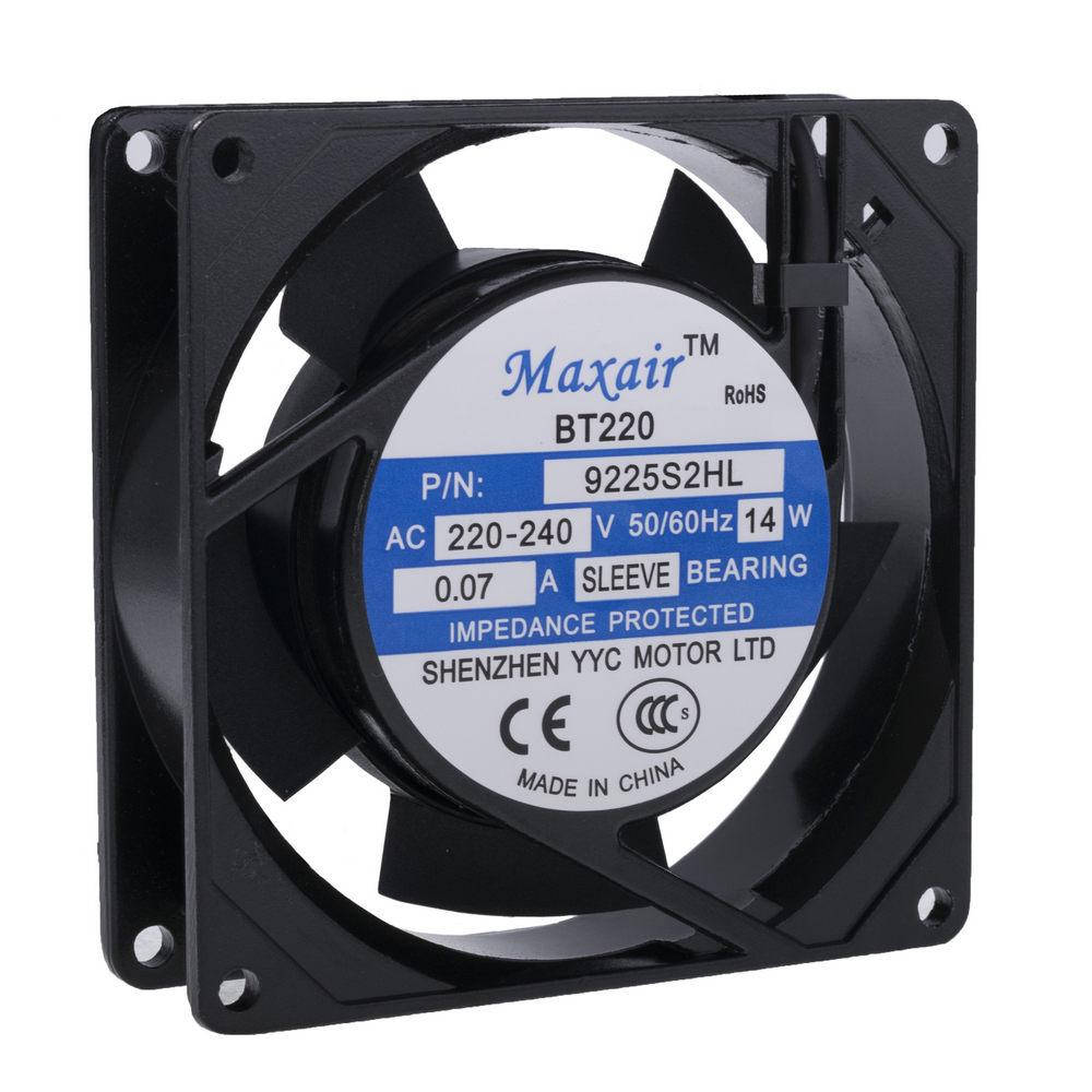 

Вентилятор 92x92x25, 220VAC, (9225S2HL) MAXAIR