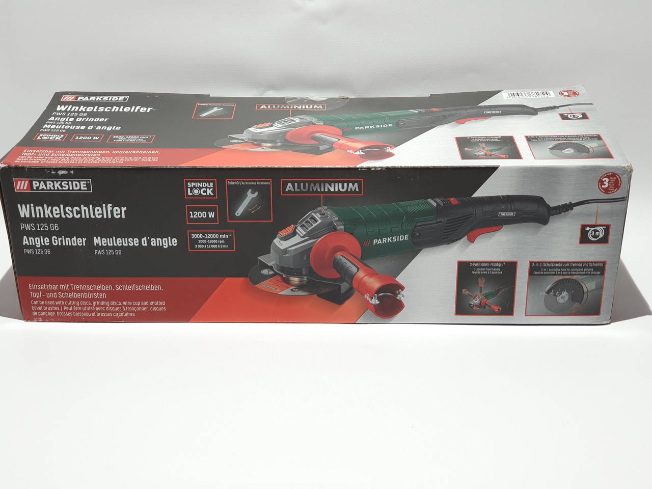 

Болгарка , УШМ с регулятором оборотов Parkside PWS 125 G 6 из Германии