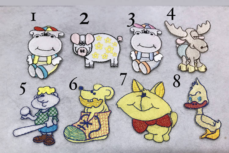 

Нашивки на одежду тканевые детские клеевые термо нашивки, Разные цвета