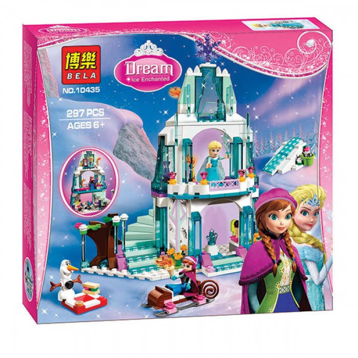 

Конструктор Disney Princess Ледяной замок Эльзы 297 деталей Bela 10435