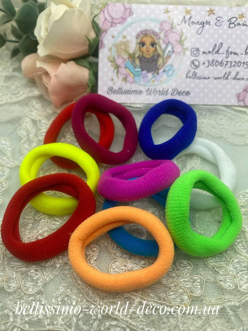 

Бесшовные резиночки для волос d=3,5см (микрофибра), ассорти , упаковка 10 шт, Разные цвета