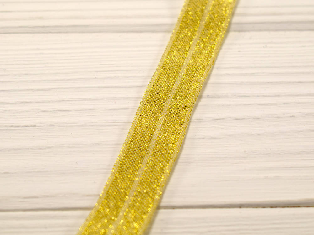 

Резинка для повязок на голову (1 м) - №13 золото, Разные цвета