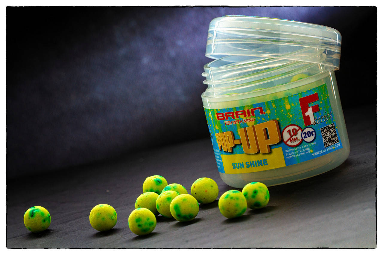

Плавающие бойлы Brain Pop-Up F1 SUN SHINE Макуха 10 мм
