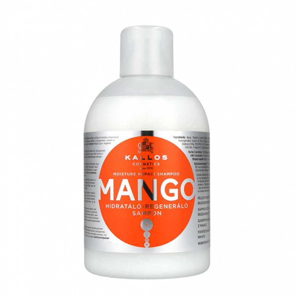 

Увлажняющий шампунь для волос с маслом манго Kallos Cosmetics Mango, 1 л