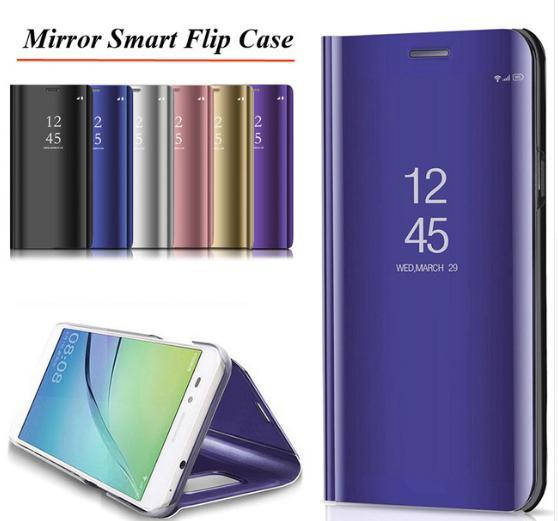 

Зеркальный умный Smart чехол-книжка для Huawei Honor 8X / Стекла /, Разные цвета