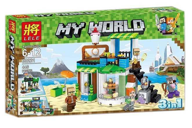 

Конструктор Bela My World 33221 Кондитерская 3в1 446дет.204289