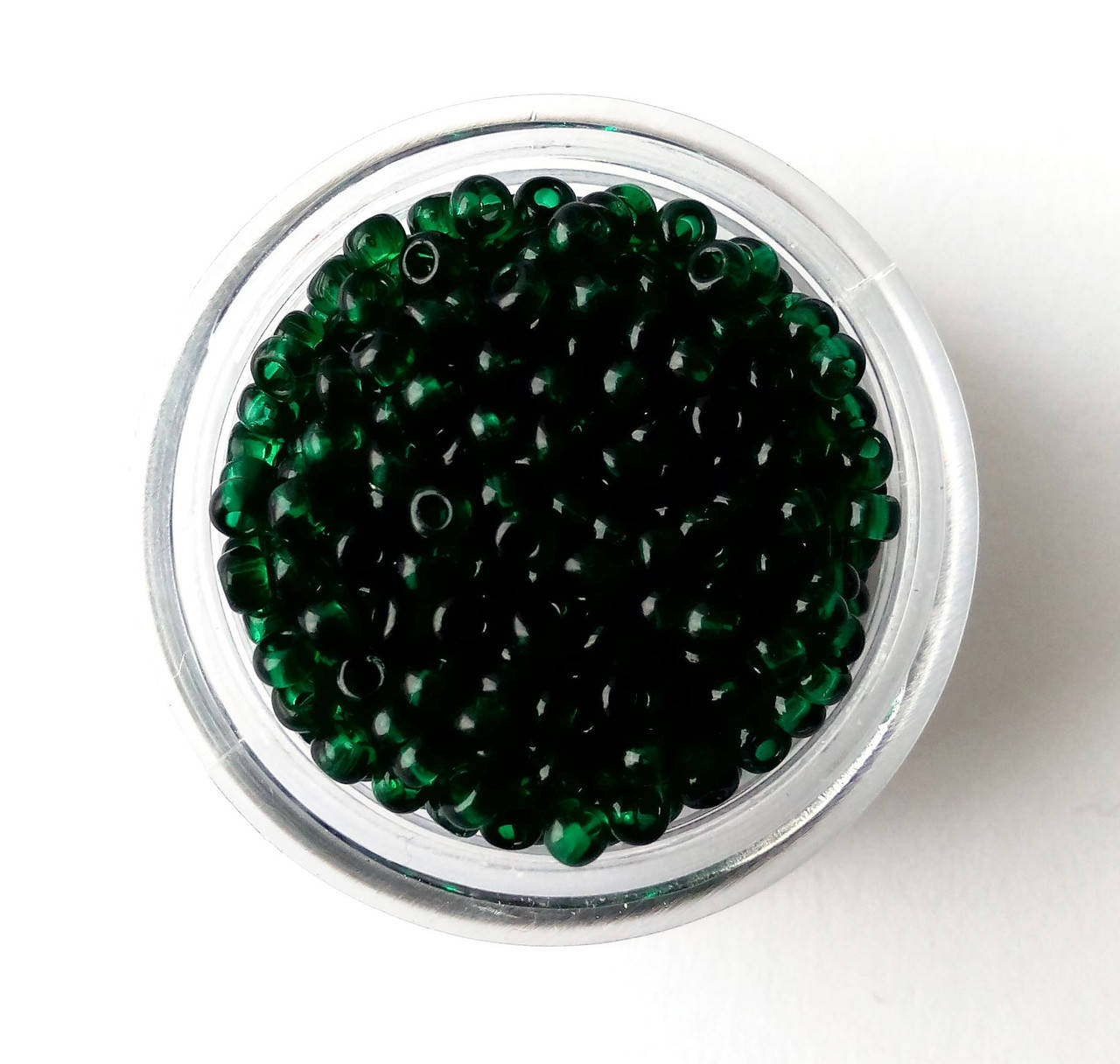 

Бісер FGB темно зелений прозорий, 20 г/упаковка