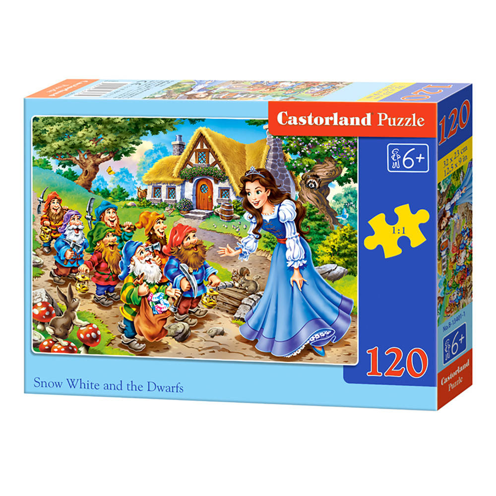 

Пазл "Белоснежка и 7 гномов", 120 элементов Castorland (5904438013401)