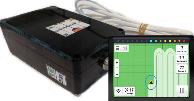 

Навігатор на трактор, курсовказівник GPS навігатор Антена