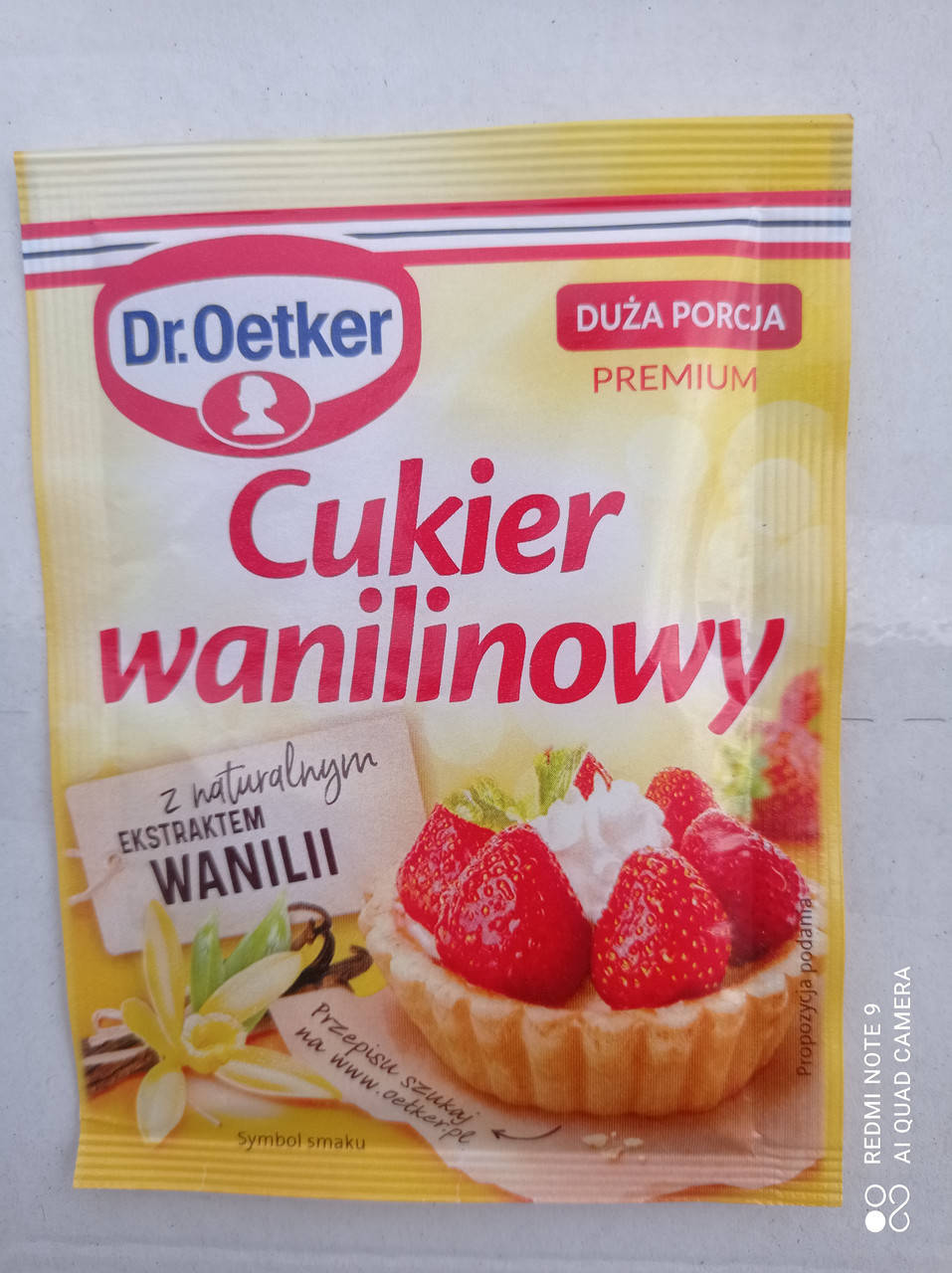 

Ванильный сахар Dr. Oetker 12 гр