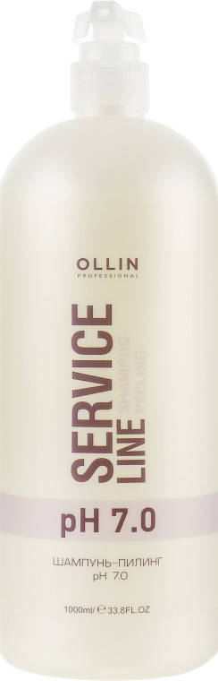 

Шампунь-пилинг рН 7 Service Line Shampoo-Peeling Ollin, 1000 мл