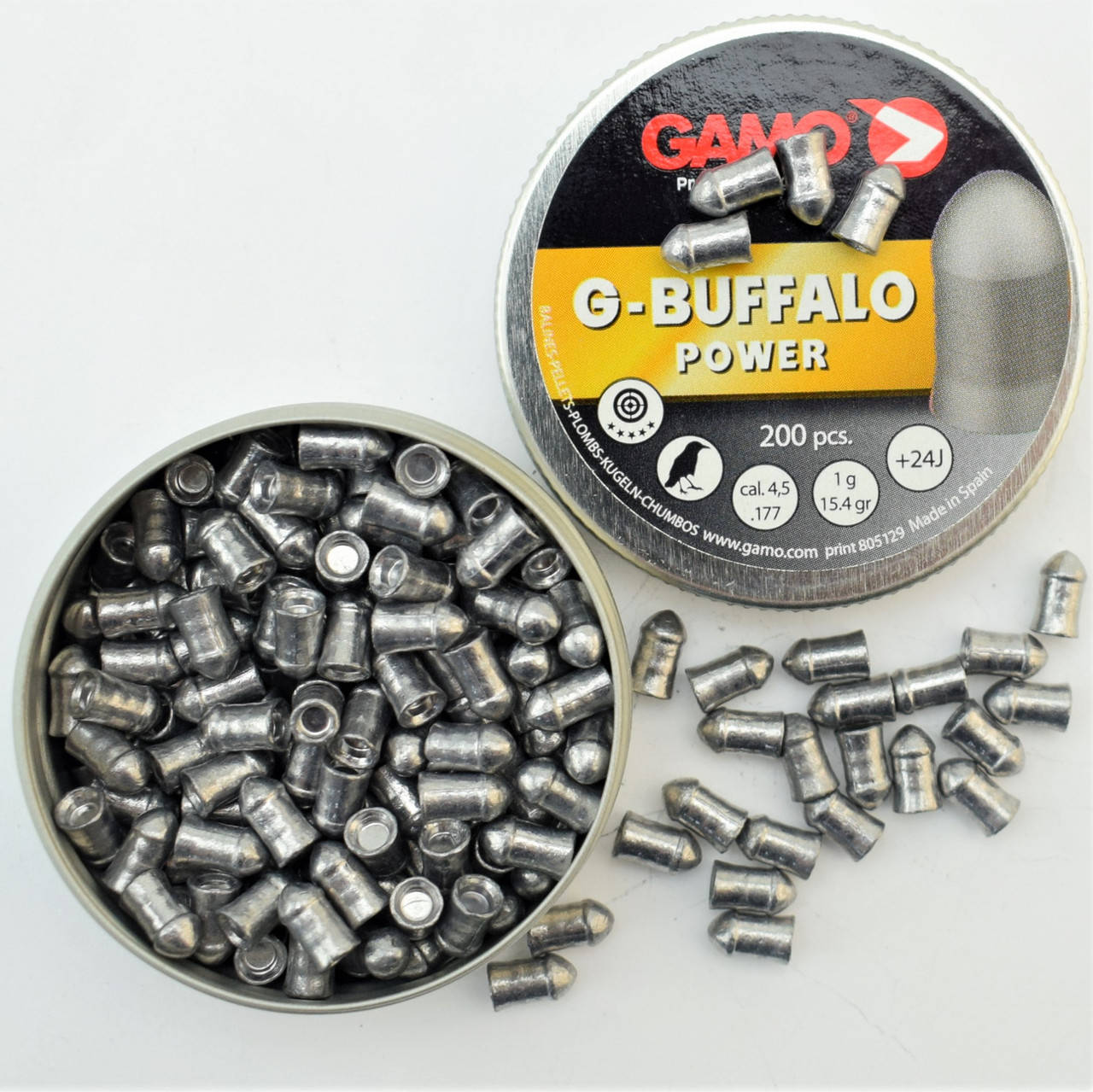 

Пули Gamo G-Buffalo 1.0 гр, 200 шт., кал.4.5 мм