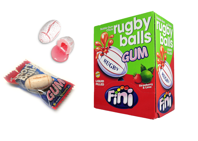 

Жувальна гумка "Rugby Balls FINI", Футбольний мяч 5 грам.