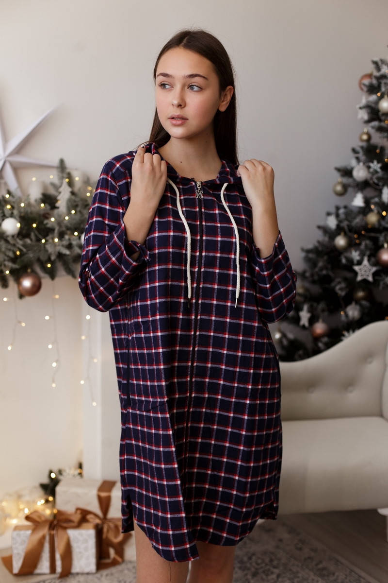 

Туника хлопковая с длинным рукавом 2XL