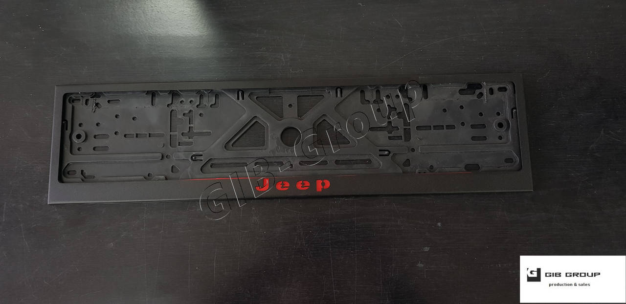 

Рамка номерного знак металл порошковая покраска для Jeep
