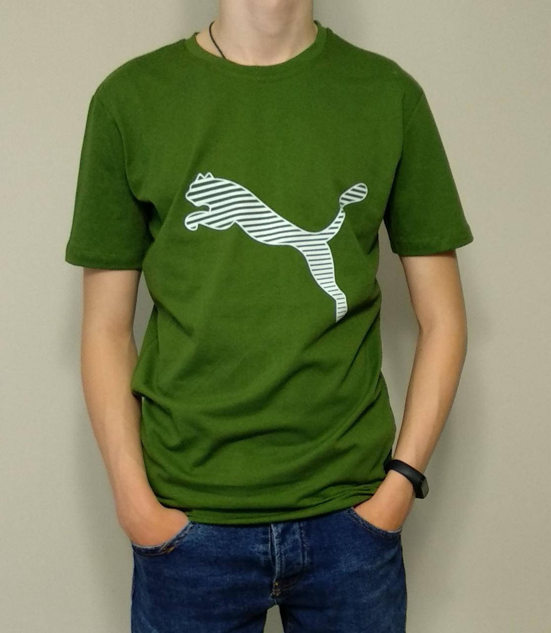 

Мужская футболка с принтом Puma,цвета в ассортименте ,размеры M L XL 2XL