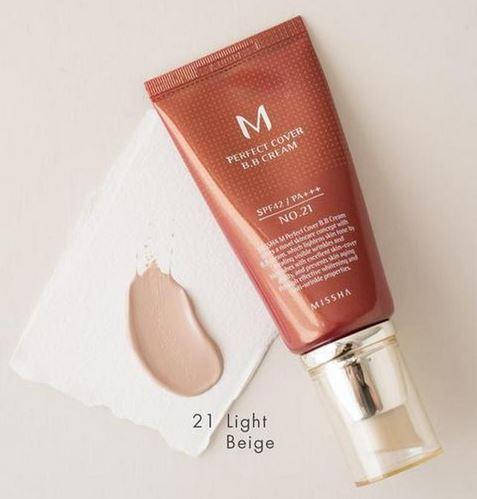 

ББ крем Missha M Perfect Cover BB Cream 50мл SPF42 #21 Light Beige