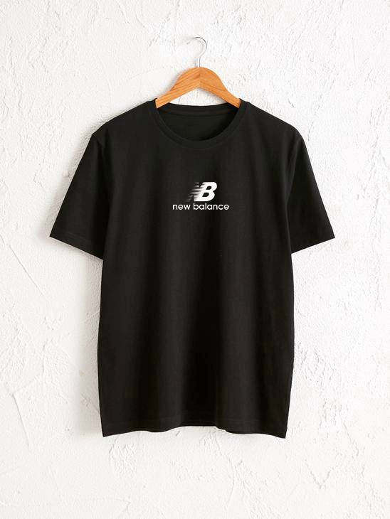 

Черная футболка New Balance Minimal Logo черные футболки Нью Беланс унисекс