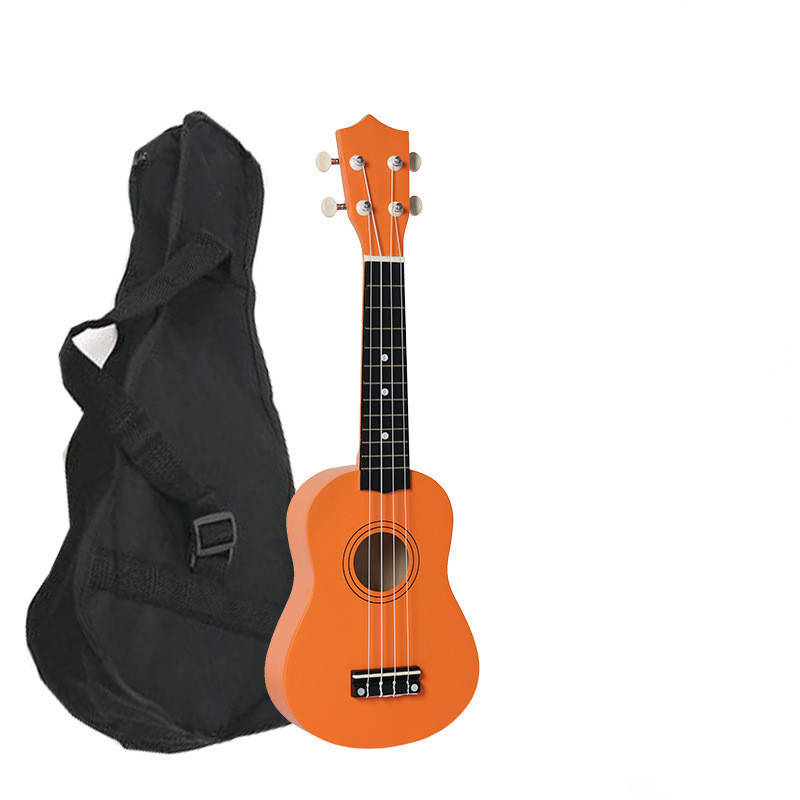 

Укулеле оранжевая + чехол + медиатор + струна (Гавайская гитара) HM100-GB (mrk6898), Оранжевый