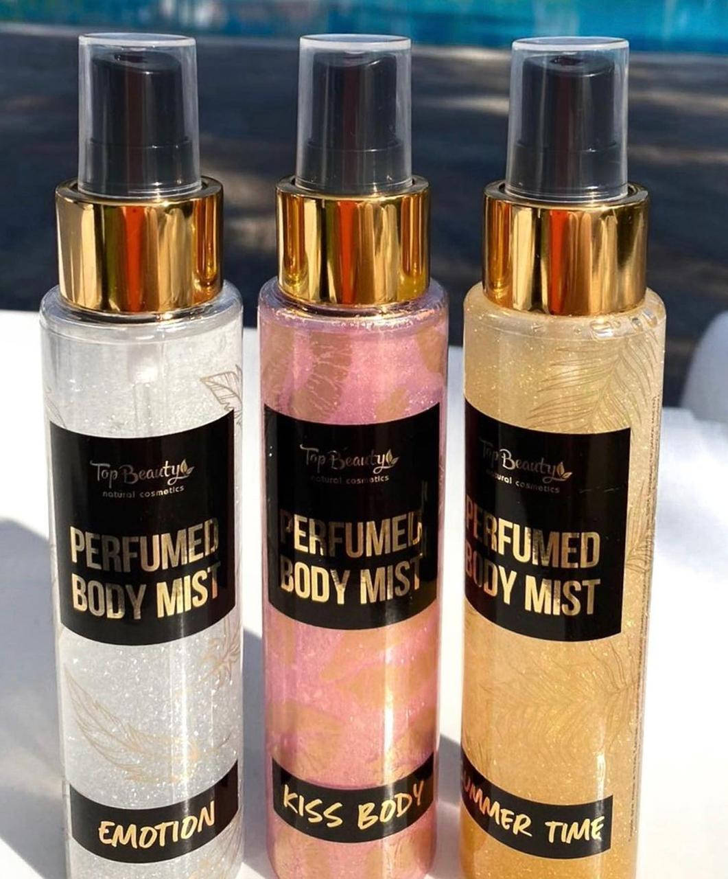 

Парфумований спрей-міст для тіла з перламутром Top Beauty