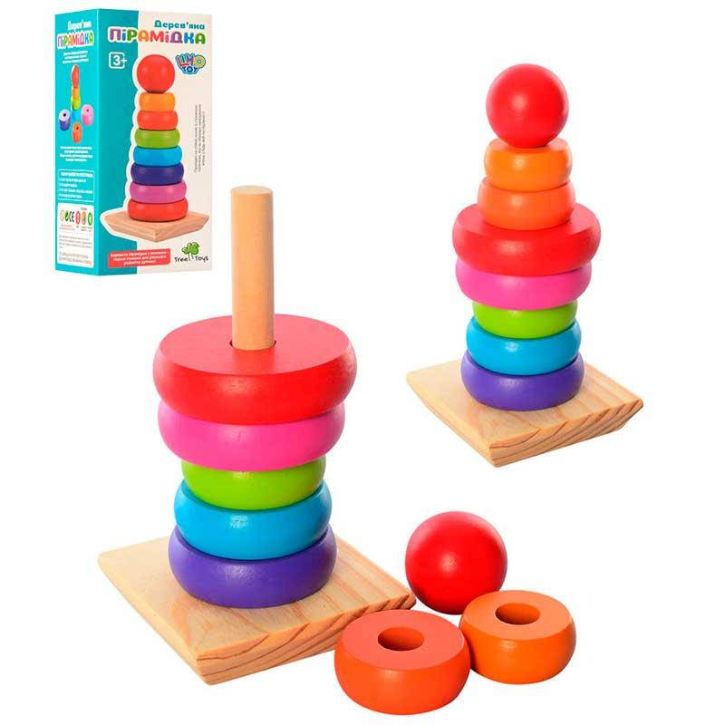 

Деревянная игрушка "Пирамидка" MD 1215