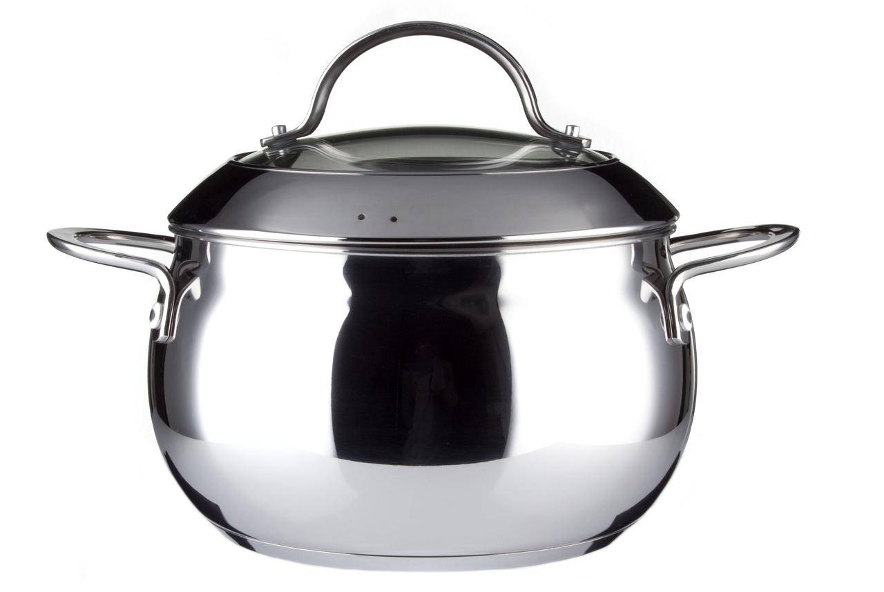 

Кастрюля Vinzer Grand Majestic Glossy VZ-89164 6.8 л 24 см, Серый