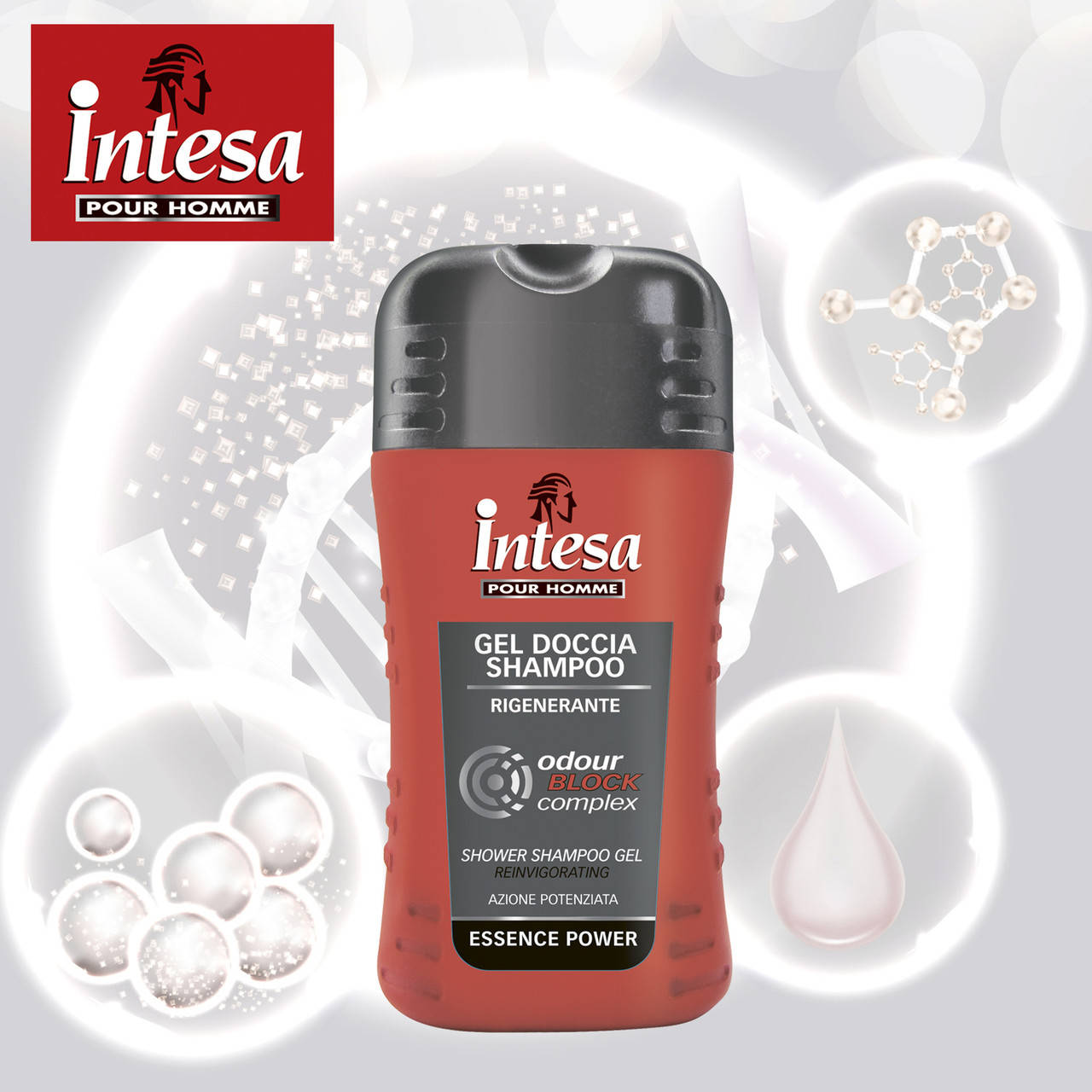 

INTESA Шампунь-гель для душа блокирующий ESSENCE POWER 250 мл от MIRATO (Италия)