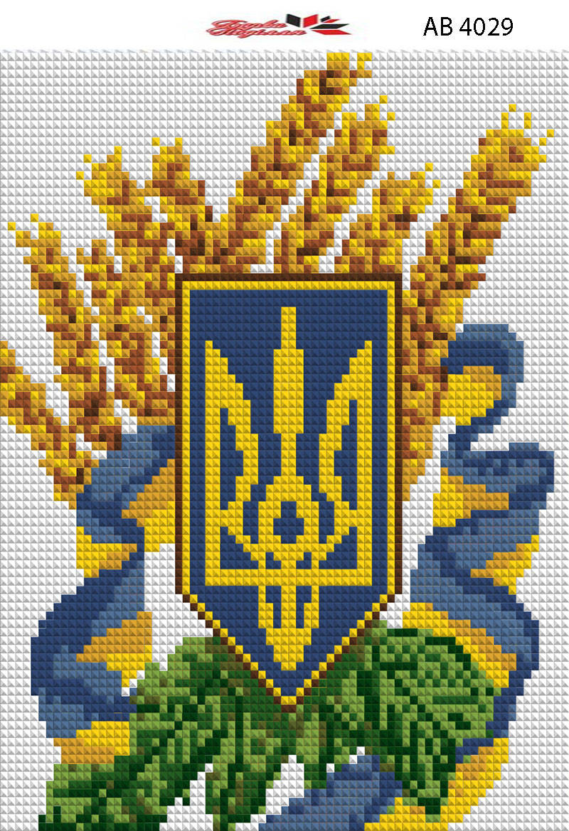 

Алмазная вышивка АВ 4029 Герб (полная зашивка)