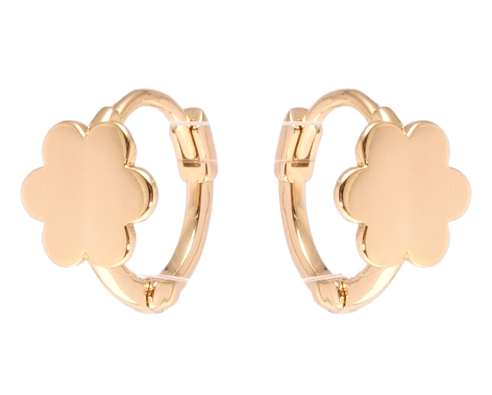 

Серьги Xuping QQMM Позолота 18K колечки "Цветочки"