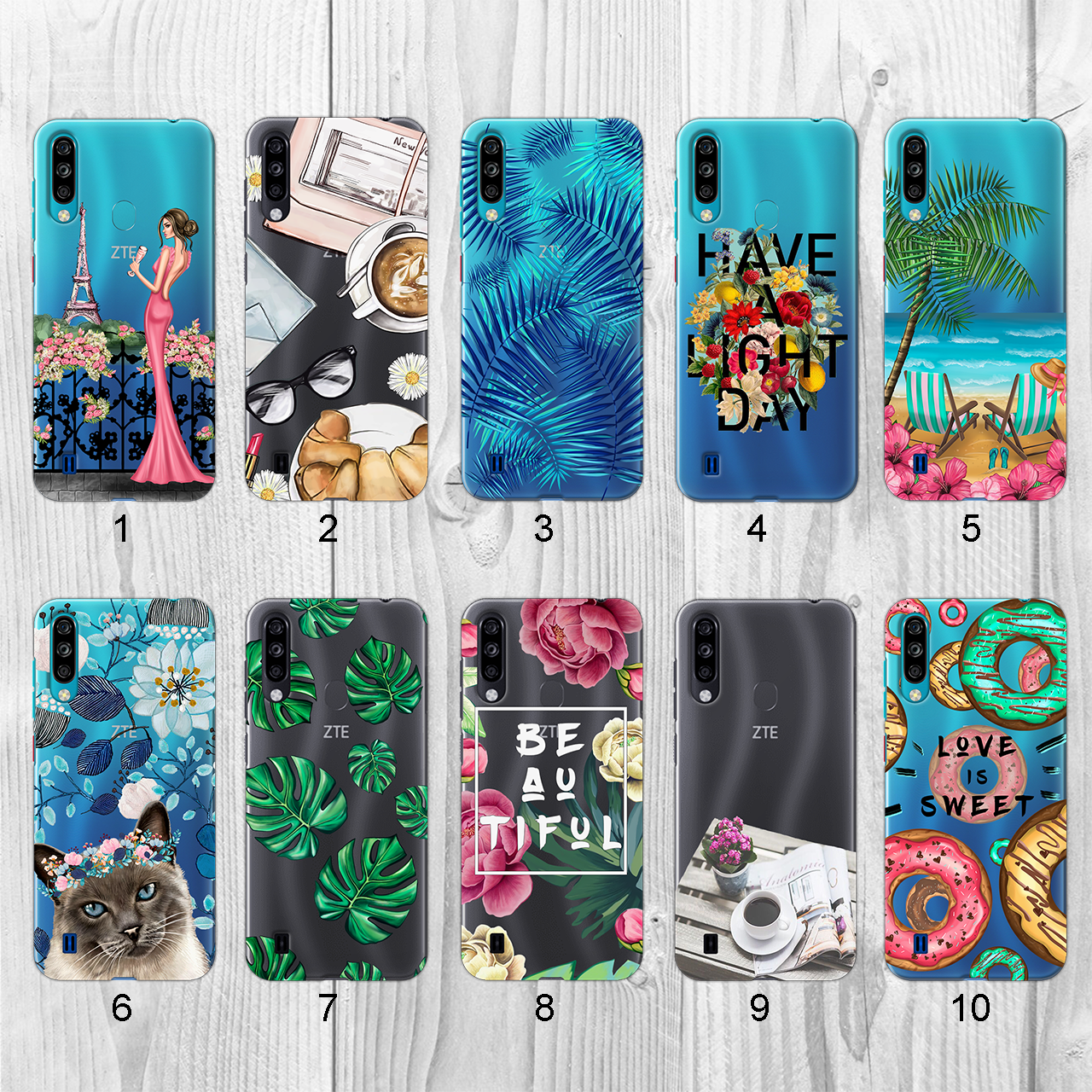 

Силиконовый чехол с рисунком для ZTE Blade A7 2020 (Без сканера пальца) (new collection)