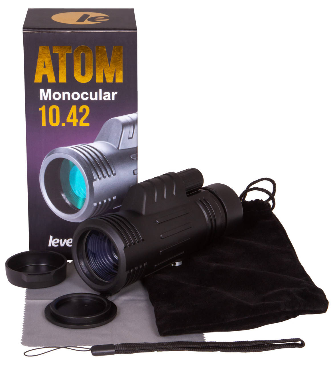 

Монокуляр Levenhuk Atom 10х42, Levenhuk, 74095, Черный