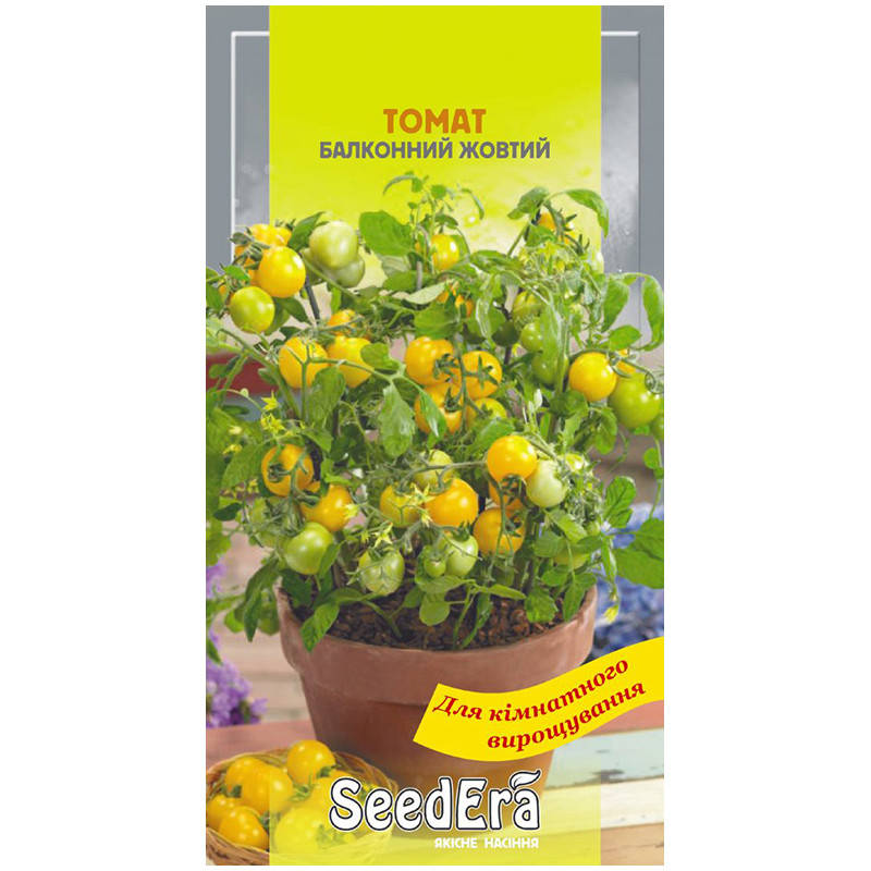 

Томат балконный желтый F1, 10 шт, Seedera