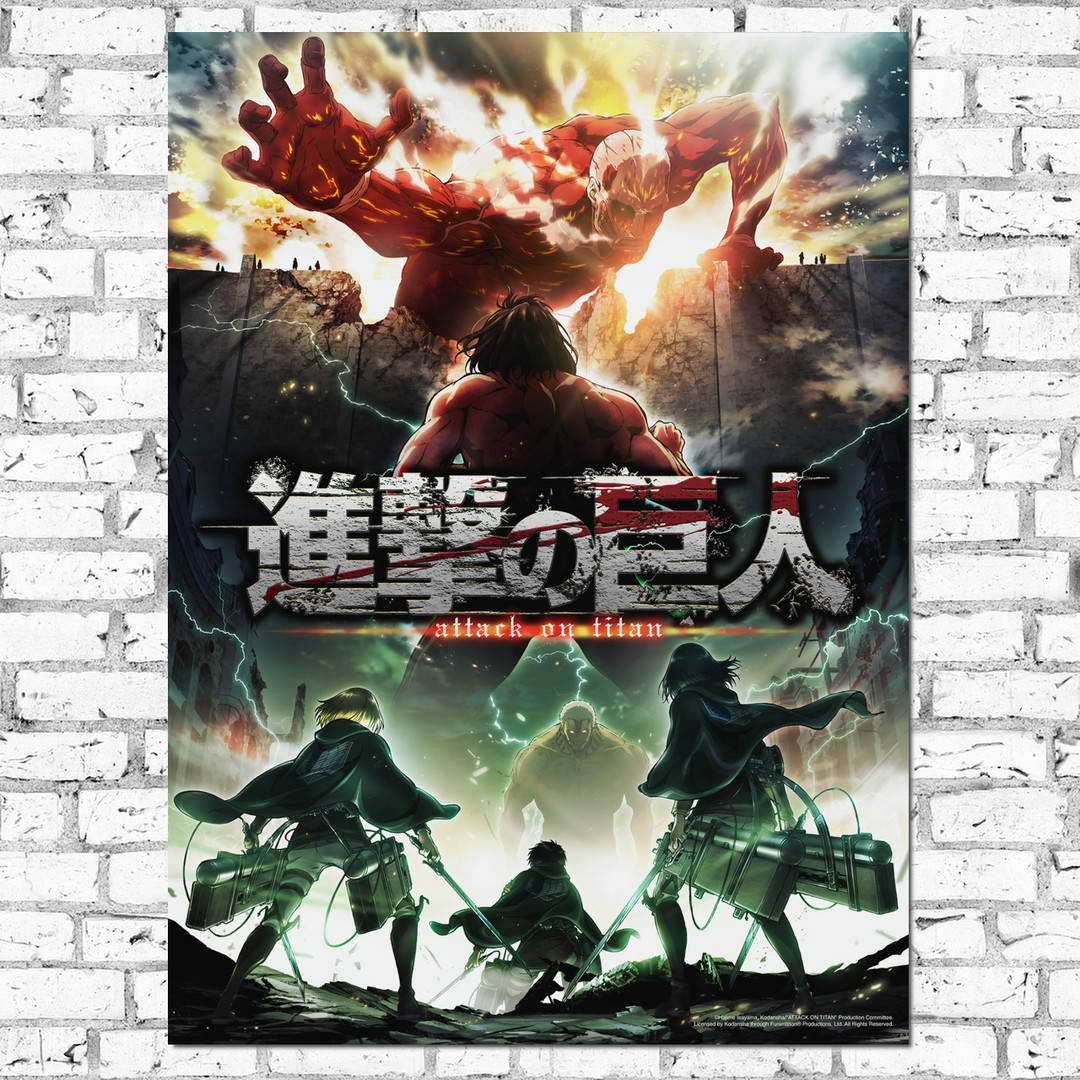 

Плакат "Атака на титанов, Attack on Titans" (артикул 4833)