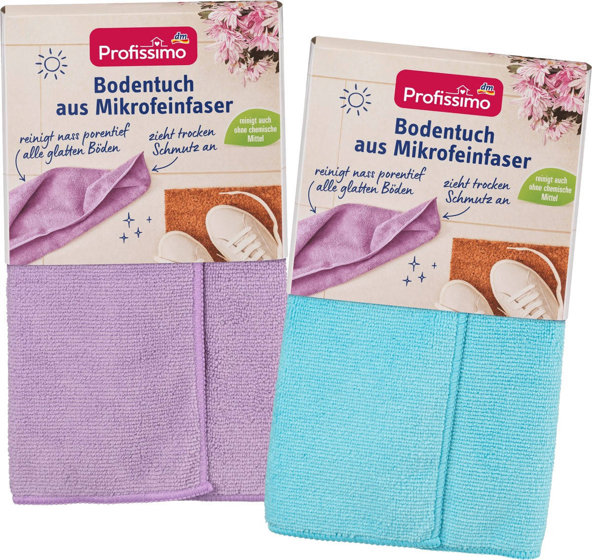 

Profissimo Bodentuch aus Mikrofeinfaser микрофибра половая тряпка 1 шт., Серый