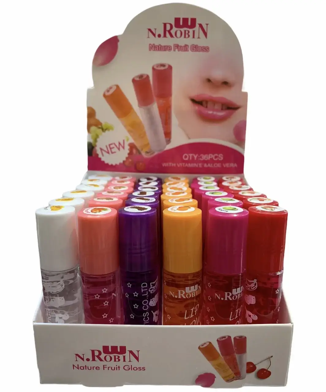 

Бальзам-блеск для губ шариковый Lip Glow