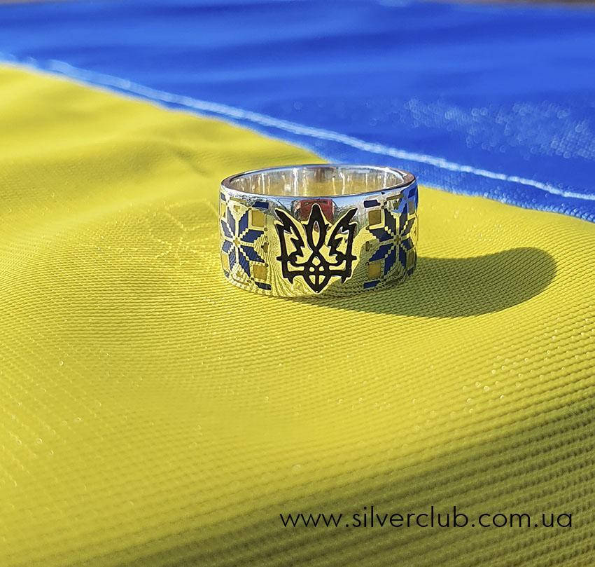 

Кольцо в виде вышиванки