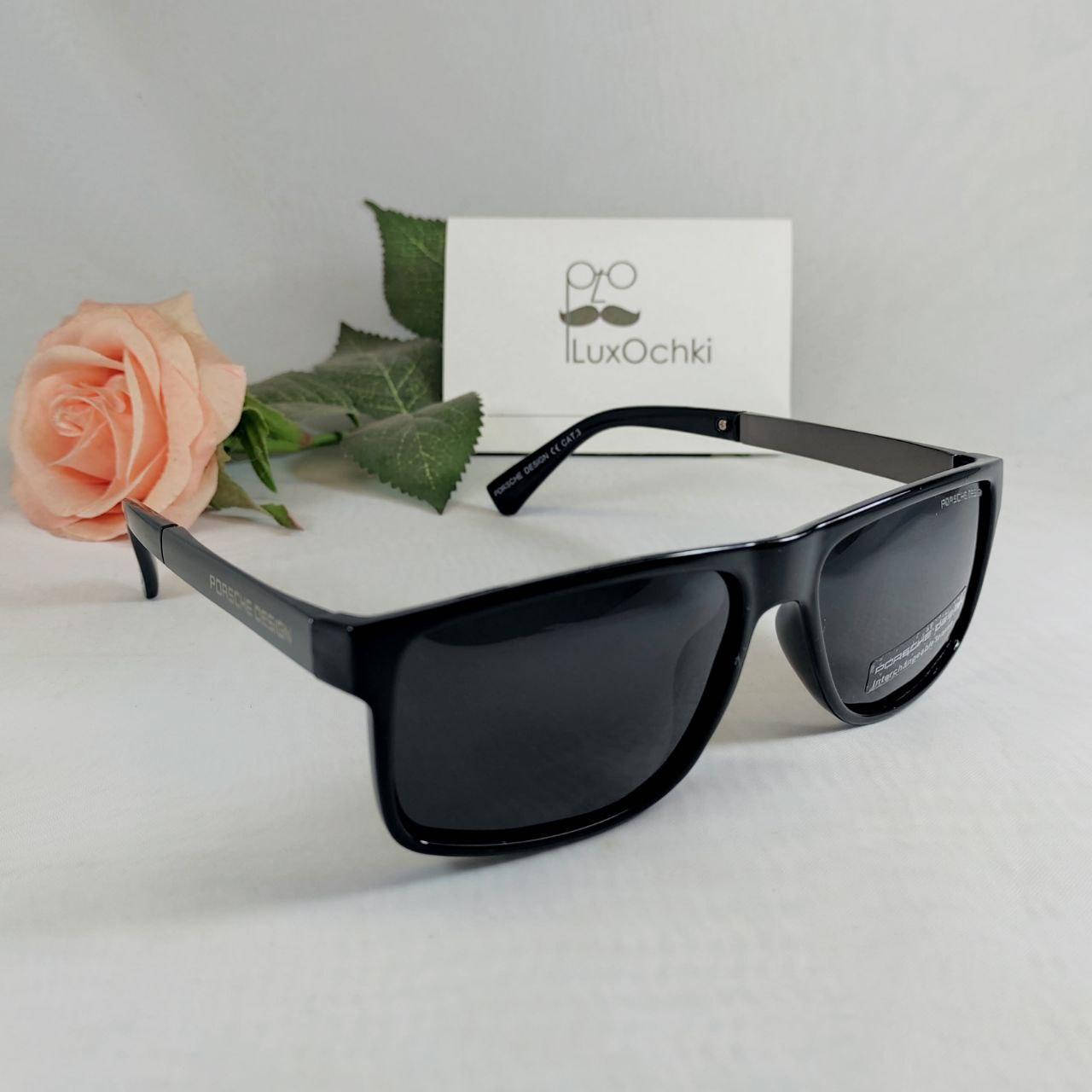 

Мужские солнцезащитные поляризованные очки Porsche Design, Черный