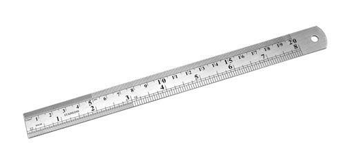 

Линейка металлическая с двусторонней шкалой 150х19х0.6мм "GRIFF"