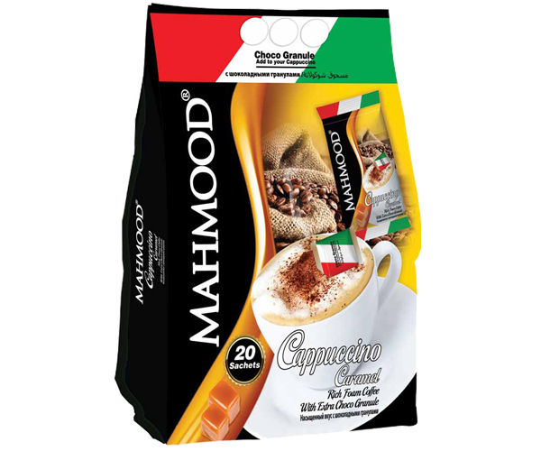 

Капучино с шокогранулами и ароматом карамели